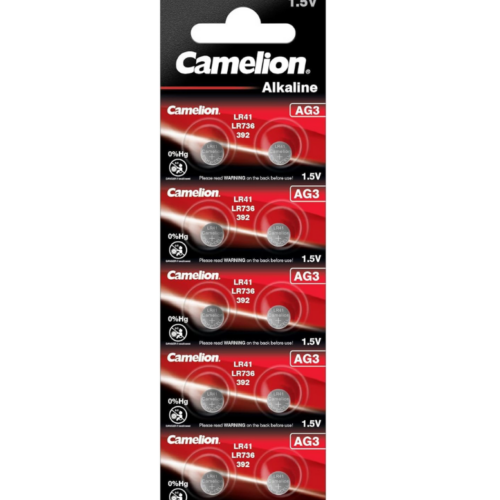 Camelion Alkaline 392 AG3-BP10 10PC Card