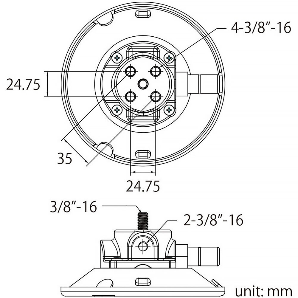 Kupo KSC-04MP 6 METAL PUMPING SUCTION CUP - Image 4