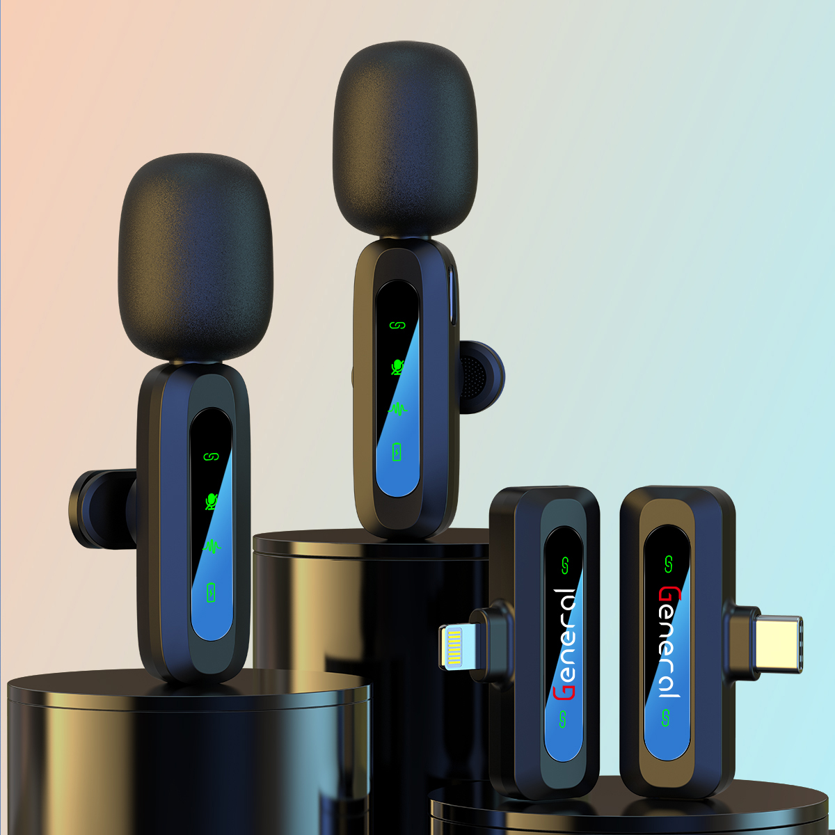 GM37 General Wireless Microphone IPHONE - الصورة 2