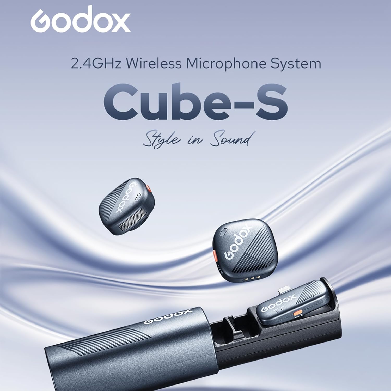 Godox Microphones Cube-S K2 + mic adaptor - الصورة 9