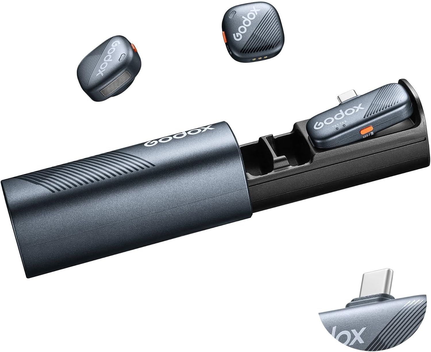 Godox Microphones Cube-S K2 + mic adaptor - الصورة 6