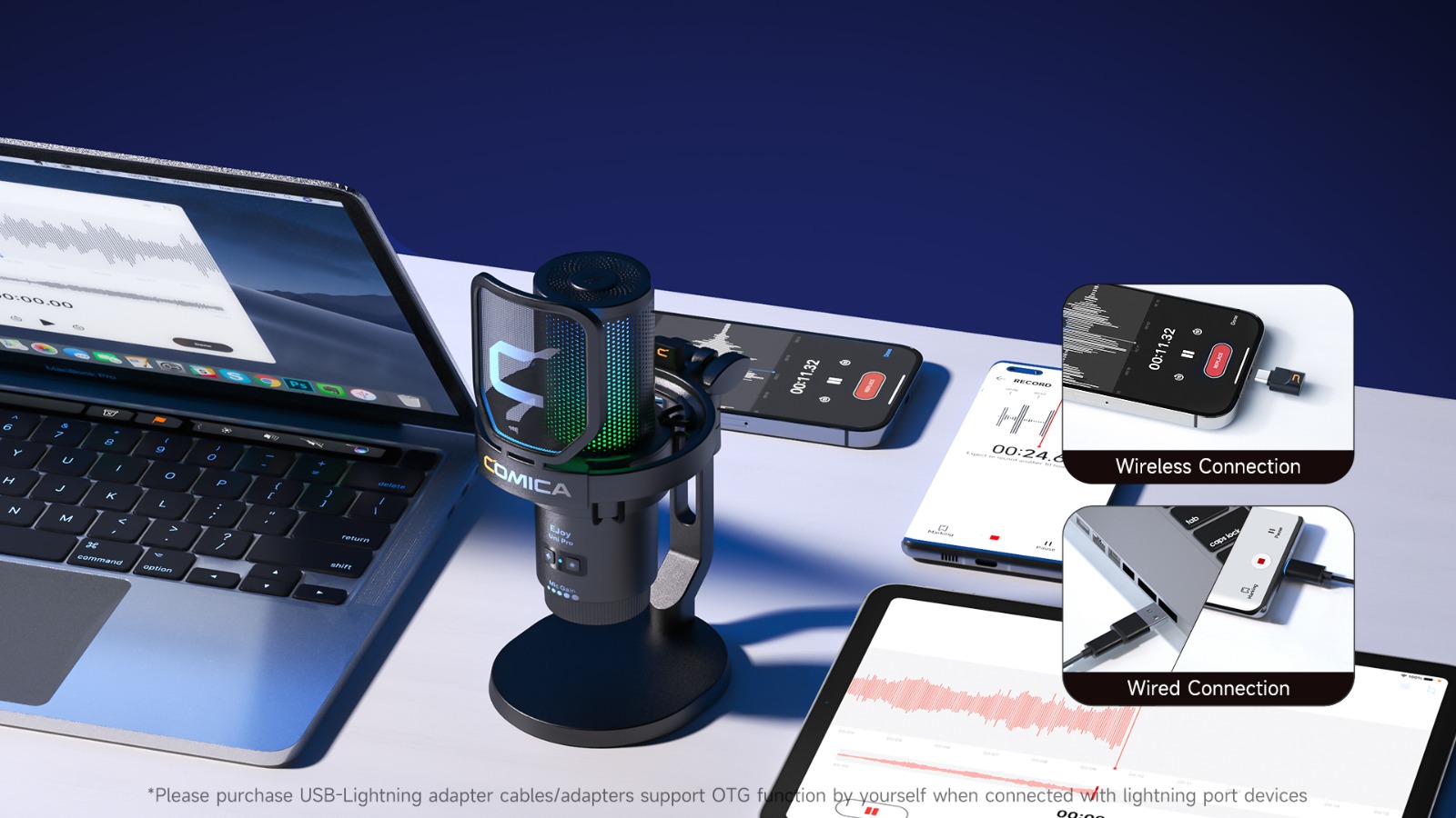 Comica EJoy Uni Pro RGB WirelessUSB