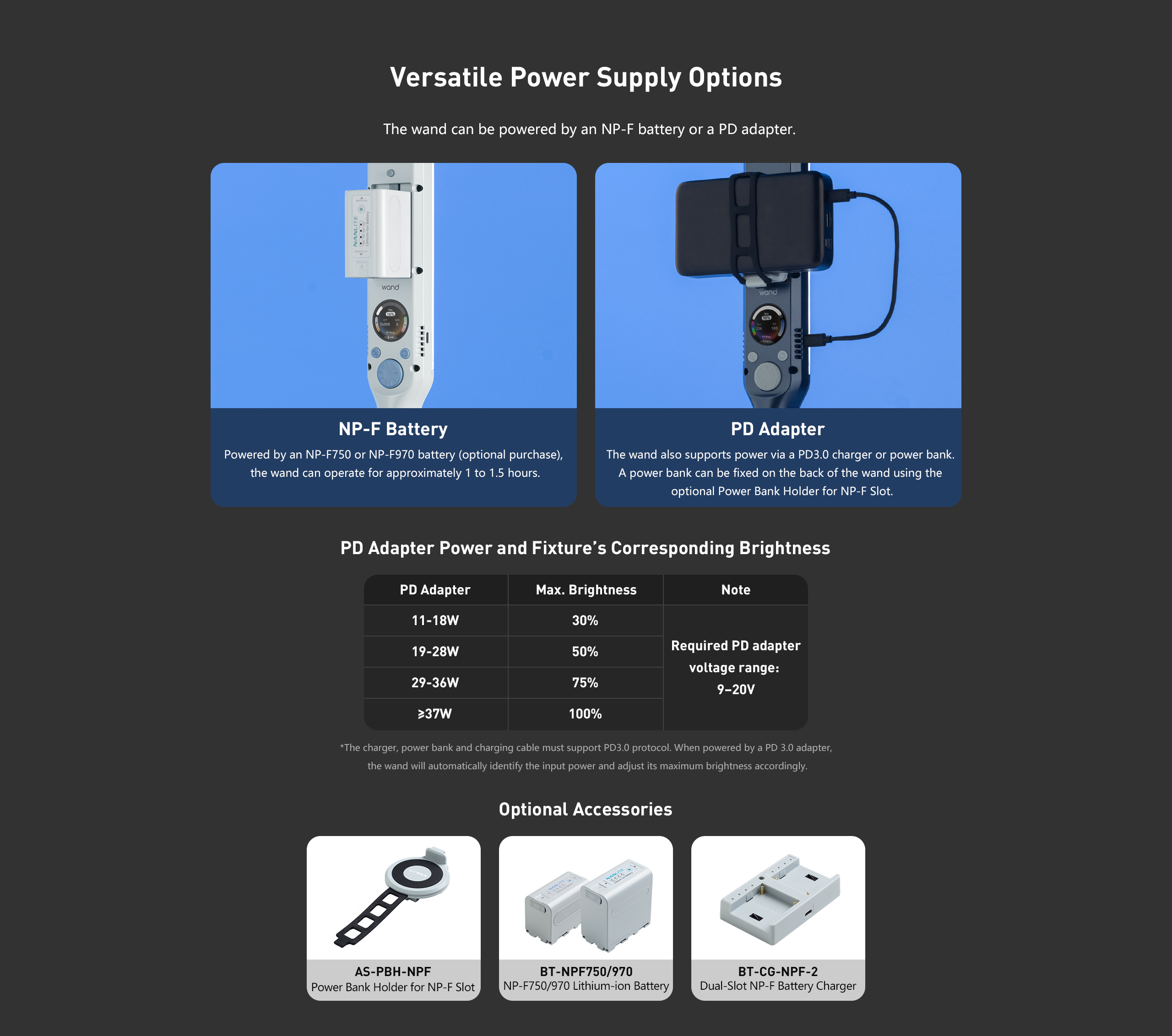 عصا إضاءة NANLITE LED كاملة الألوان (11)