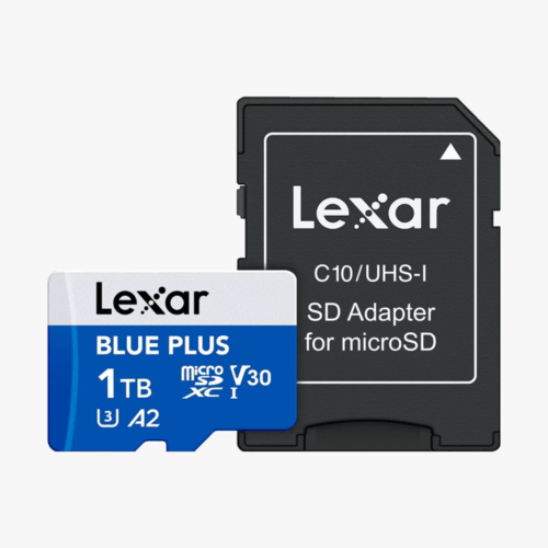 Lexar BLUE PLUS micro + SD adapter 100MB