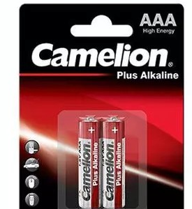 Camelion Plus Alkaline Red AAA LR03-BP2 2pc Card