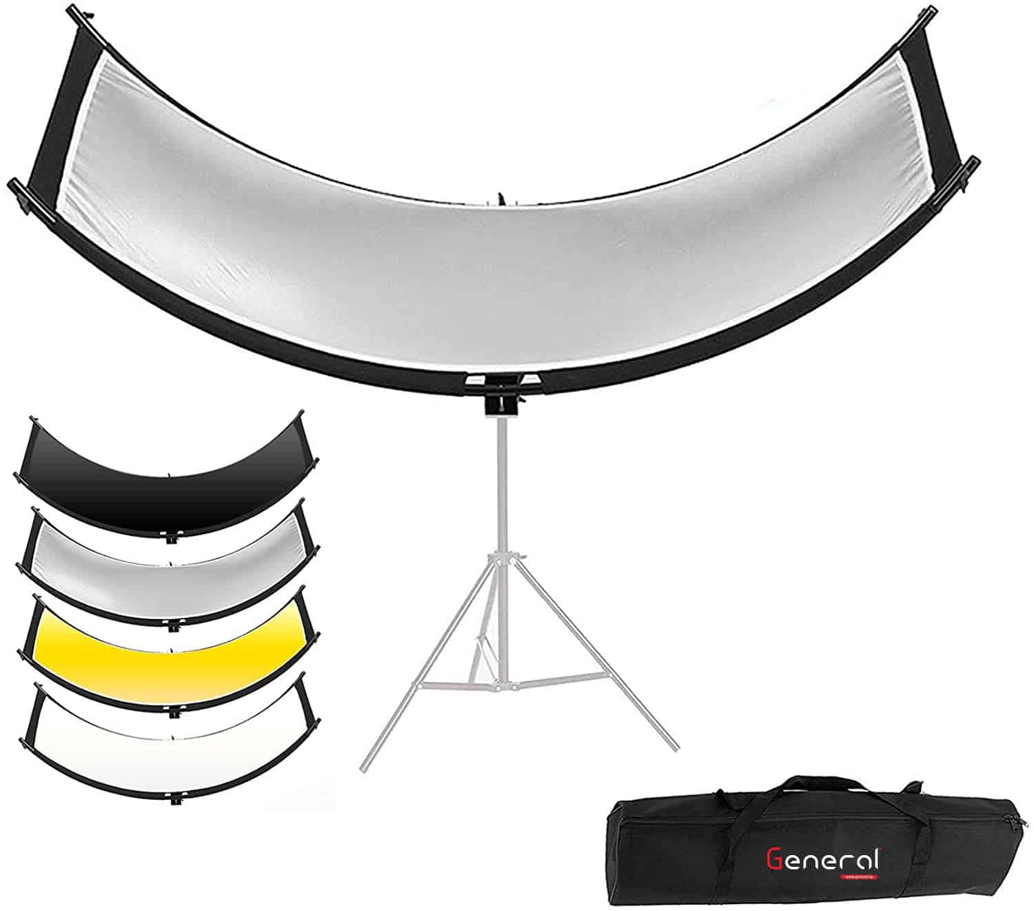 Portrait Reflector 60 x 180 cm U Shape Curved Reflectors 4in1