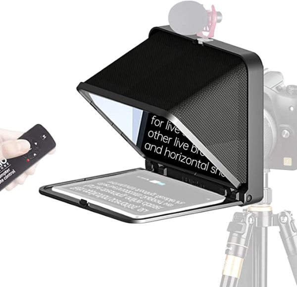 Lensgo TC7 Foldable Teleprompter with Remote Control