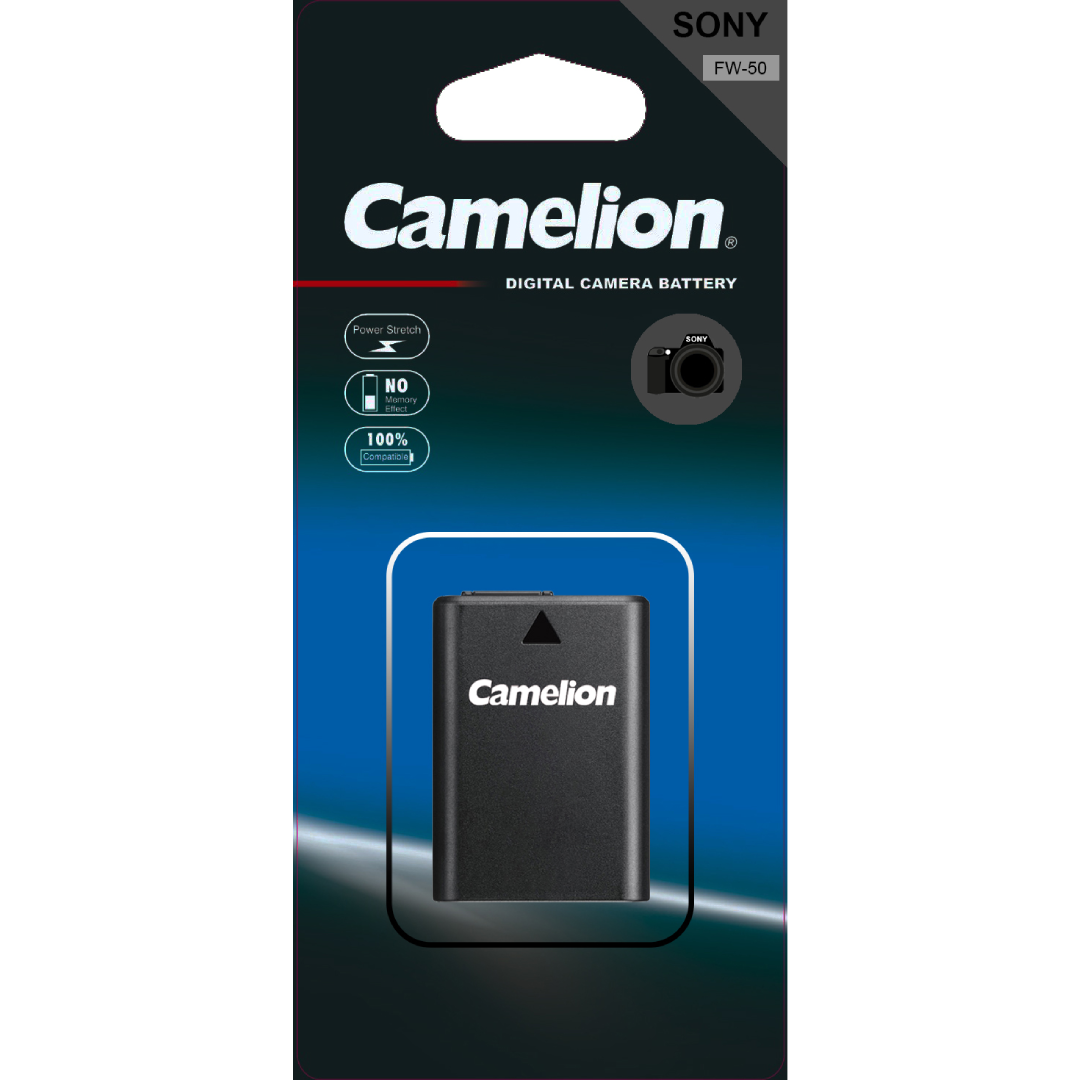Camelion NP-FW50 Lithium-Ion Rechargeable Battery (950mAh) - Image 2