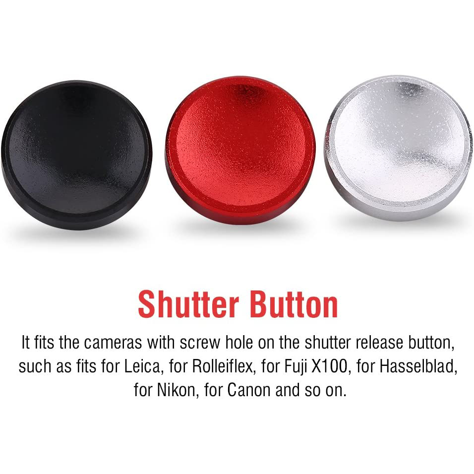 Fujifilm 3PCS Camera Button, Aluminium Alloy Shutter Button - Image 5