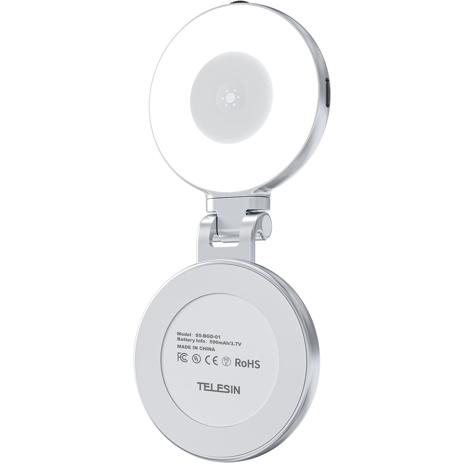 TELESIN Magnetic Selfie Ring Light S5-BGD-01