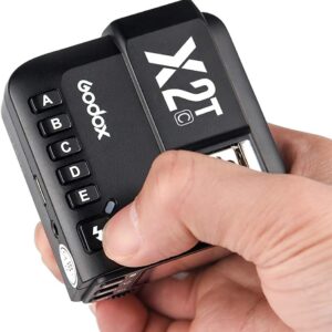Godox X2T-C TTL Wireless Flash Trigger with Bluetooth Connection for Canon