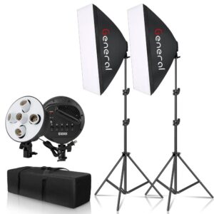 TL-5 kit, 2 soft box with 5 lamp holder