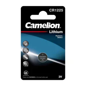 Camelion Lithum CR 1225 CR1225-BP1 1PC Card