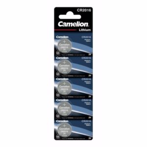 Camelion Lithum CR 2016 CR2016-BP5 5PC Card