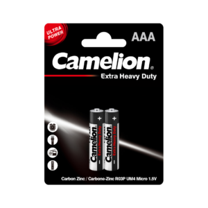 Camelion AAA Extra Heavy Duty Battery 2 per Pack
