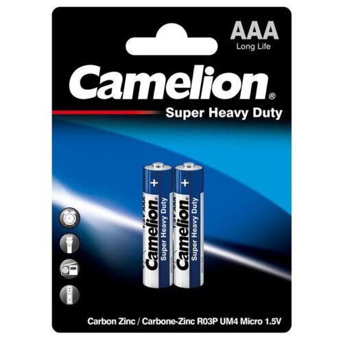 Camelion SHD Blue AAA R03P 2pc Card