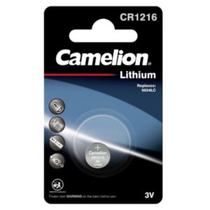 Camelion Lithum CR 1216 CR1216-BP1 1PC Card