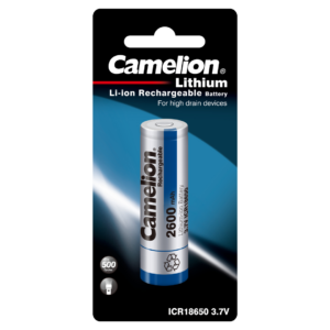 Camelion lithium-ion rechargeable batteries 3.7 volts 1 pieces - ICR 18650