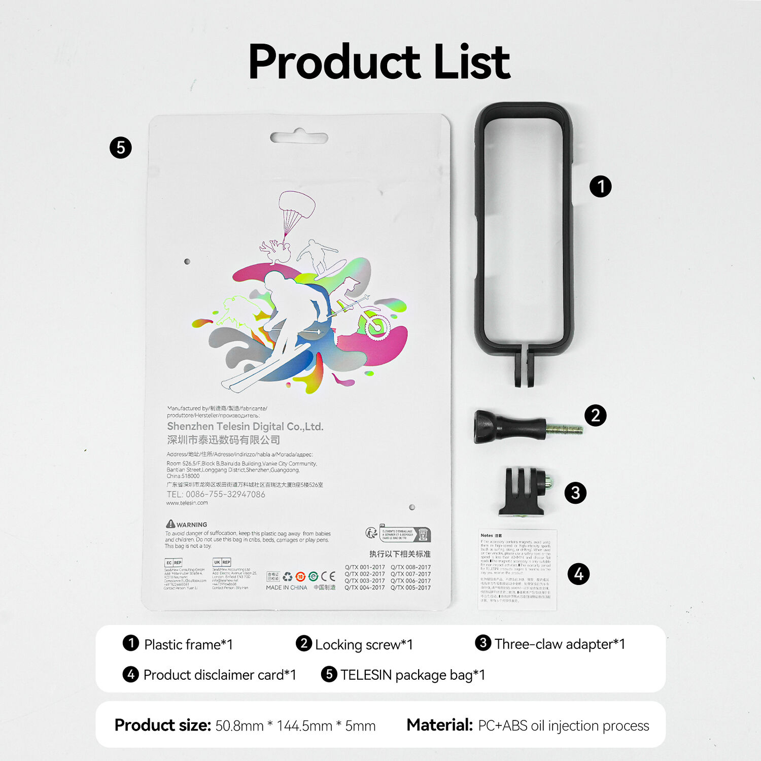 Telesin-S6-CRF-01-TIS-Plastic-cage-for-Insta360-X4-1