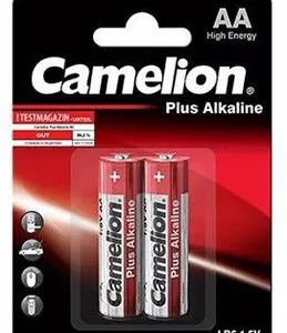 Camelion Plus Alkaline Red AA LR6-BP2 2pc Card