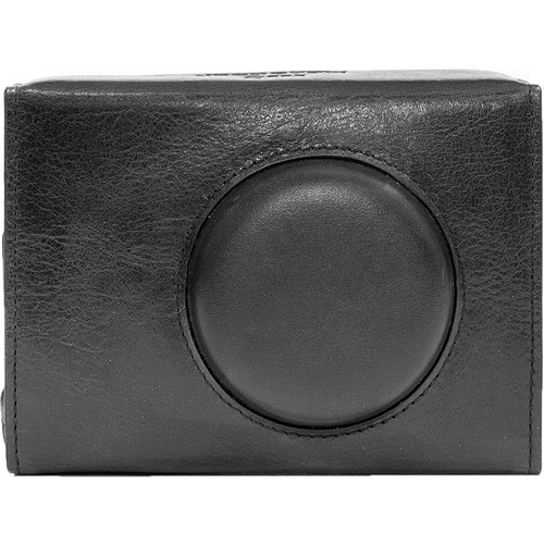 Camera Leather Case for Fujifilm X100F (Black & Brown) - Image 2