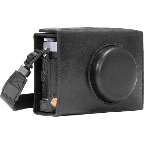 Camera Leather Case for Fujifilm X100F (Black & Brown)