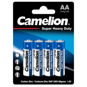 Camelion SHD Blue AA R6P-BP4B 4pc Card