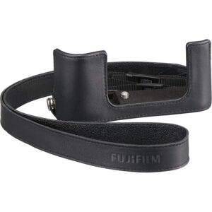 Bottom leather case and strap BLC-XA5 (Black & Brown)